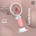 1PC Summer Mini Fan Portable Handheld Cute USB Rechargeable Electric Fan Pocket Desktop Fan for Student Outdoor Camping Travel